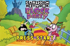 Cartoon Network: Block Party title screen for GameBoy Advance